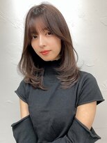 ボタン シブヤ(VOTAN SHIBUYA) 顔まわりレイヤーカット/顔まわりカット/シースルーバング