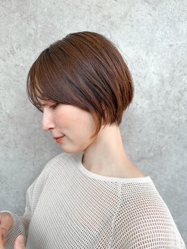 ジョエミバイアンアミ(joemi by Un ami) 【joemi】大人ガーリーチョコレートナチュラルショート(小倉太郎