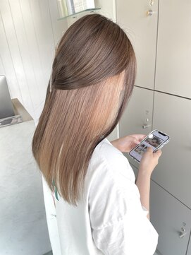 エイト 沖縄豊崎店(EIGHT toyosaki) 【EIGHT 豊崎】お客様スタイル_インナーホワイトベージュ