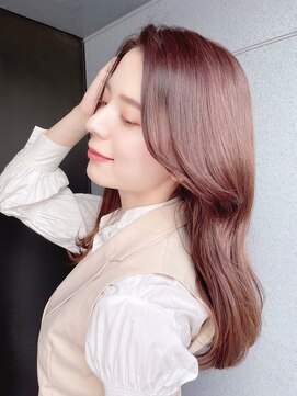 アルバム 新宿(ALBUM SHINJUKU) くびれヘア_ピンクベージュインナーグレージュ_49134