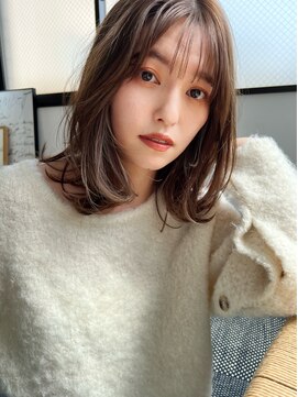 アンガーデン(Une GARDEN) 愛されくびれミディアム×シースルーバング/髪質改善/インナー