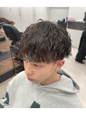 メンズ ツイストスパイラルパーマ