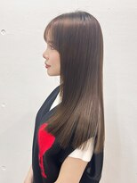 ミニマル(MINIMAL)&nbsp;極上ツヤ髪ストレート＋髪質改善カラー＋カット