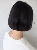 【morio成増/児玉】　前髪無し　大人ボブ　黒髪