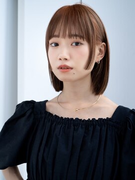 レノラ 本町(LENORA) 20代30代大人かわいいナチュラル暗髪エアーストレートヘア