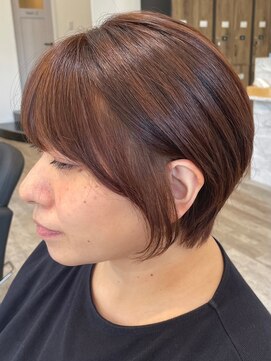 アトリエコア(Atelier Coa) ミルクティベージュカラーミニボブ大人ショートボブショート