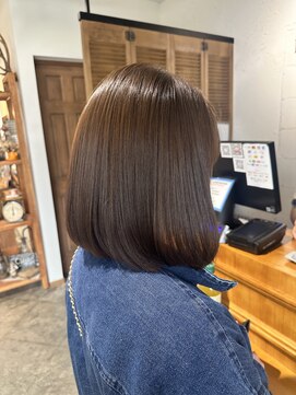 リジェール 鶴舞店 ミニボブ×髪質改善ストレート