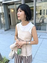 カケル(×.)&nbsp;フレンチボブ/暗染め/ワンカールボブ