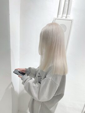 ミュー(Mu) ハイトーンカラーはケアブリーチで痛ませない