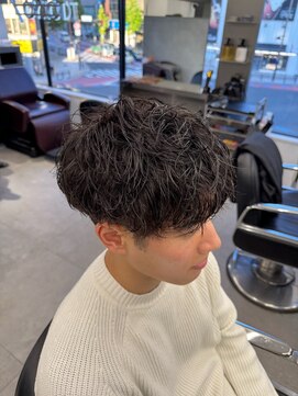 グルーマーズトウキョウ(GROOMER/S TOKYO) スペインカールスパイキーショートブルーブラックメンズ神保町