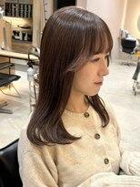 ヒビヲ(HIBIO)&nbsp;ブラウンカラーミルクティーベージュブリーチなしダブルカラー