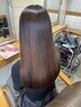 【まとまり、うるつや仕上げ】似合わせカット+髪質改善TOKIOトリートメント