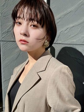 ミンクス渋谷スマートサロン(MINX shibuya smart salon) 似合わせ小顔レイヤーショート_渋谷/髪質改善
