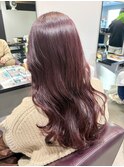 【ブリーチ無し】チェリーレッド