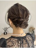 【ヘアセット】シニョン