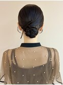 シニヨンアレンジ/タイトアレンジ/ヘアセット/ヘアアレンジ