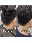 ダウンパーマ/メンズ韓国ヘア/メンズ/八王子/岩名