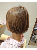 軽さとまとまりのすっきり顎ラインボブ