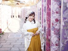 愛和服 渡嵐山月橋店の雰囲気（袴は、卒業式シーズンの他、嵐山散策として通年ご利用可能です）