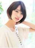 ■ダークアッシュ斜めバングミニボブM.SLASHたまプラーザ3-7