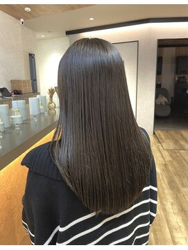テラス(Terrace) 髪質改善ストレート+オリーブベージュ