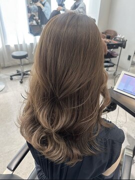 リス バイ ソヨン(Lis by SOYON) ブリーチなしダブルカラー/ミルクティーベージュ/メルティカラー