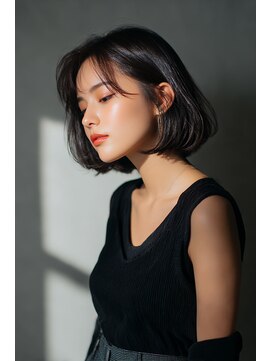 ロッソ ヘアアンドスパ 谷塚店(Rosso Hair&SPA) 前髪顔まわりカット/外ハネボブ/丸みボブ
