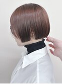 リップラインボブミニボブ切りっぱなしボブぱっつんボブ小顔ボブ