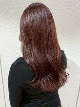 ビューティシモ 川越(Beautissimo)&nbsp;ピンクブラウン ブリーチなしダブルカラー 艶髪 髪質改善 20代