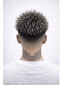 スパイキー×ツイスパ｜束感フェードショート