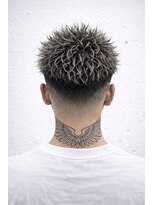 メンズ ラピス(Men's Lapis)&nbsp;スパイキー×ツイスパ｜束感フェードショート