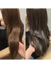 人気NO1【”ツヤ髪”髪質改善カラーエステ】＋カット＋TR 16500→14300