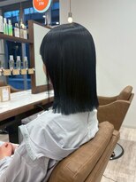 ニュースエン(newseN:) ボブ/ダークブルー/ブリーチなし/新潟/万代