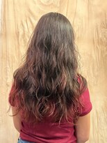 ブレイブ ヘアーアンドアイラッシュ(BRAVE hair & eyelash) スパイラルパーマとグラデーションカラー