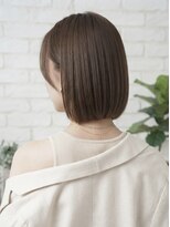 アイスバーグ ウェスト 清澄白河(eyesburg W/est)&nbsp;チョコグレージュ切りっぱなしボブワンレンまとまるボブ
