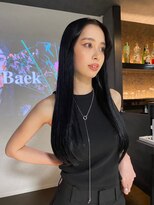 ルームニマルイチ(rroom201)&nbsp;ダークブラウンオリーブベージュカールセミディレイヤーカット