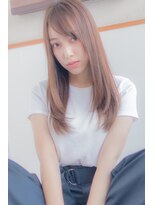 パッセージ ダブリュー 八幡山(hair make passage .w)&nbsp;ナチュラルグレージュストレート