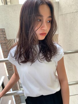 クラフト ヘア デザイン(CRAFT HAIR DESIGN) ニュアンスミディ // ハイライト ペールグレージュ