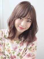 アフロート ディル(AFLOAT D'L) 【山口祥】外ハネミディアム大人かわいい小顔前髪20代30代40代◎