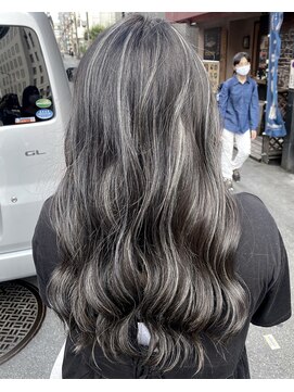 ピヨン 心斎橋(piLLon) 3Dハイライトカラー☆ダークグレージュ