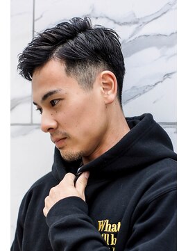 トルネード(TORNADO) ツーブロックビジネスかき上げフェードA1-15-2