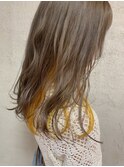 インナーカラー ハニーイエロー