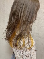 エント(ent) インナーカラー ハニーイエロー