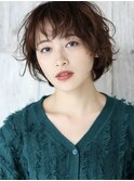 マッシュショートウルフレイヤーボブ　小顔大人レイヤーボブ