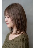 20代30代/大人かわいい/小顔ひし形/ウルフ/ミディアムレイヤー