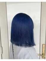 ラフヘアデザイン(Raf hair design) 艶感blue color