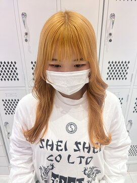 ロンドルーチェ 心斎橋(Lond luce) ダークアッシュ/ミディアムレイヤーカット［髪質改善/縮毛矯正］