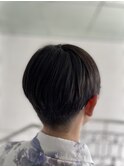 20代30代40代ナチュラル束感ショート爽やかツーブロックマッシュ