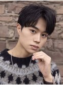ナチュラルおしゃれショートアップバング