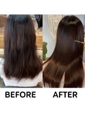 髪質改善【美髪矯正】ビフォー・アフター９